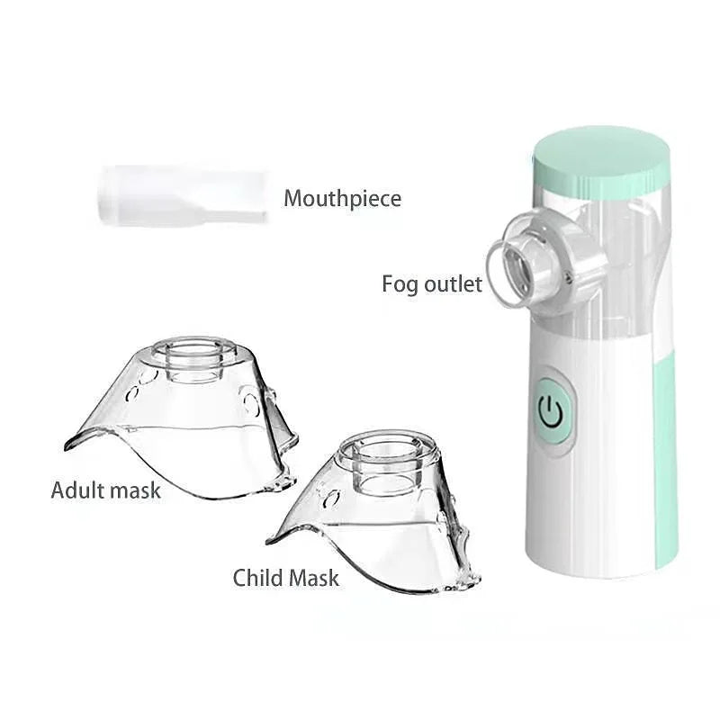 Nebulizador  silencioso, portátil, cuidados de saúde para criançase adultos, mini umidificador nebulizador portátil