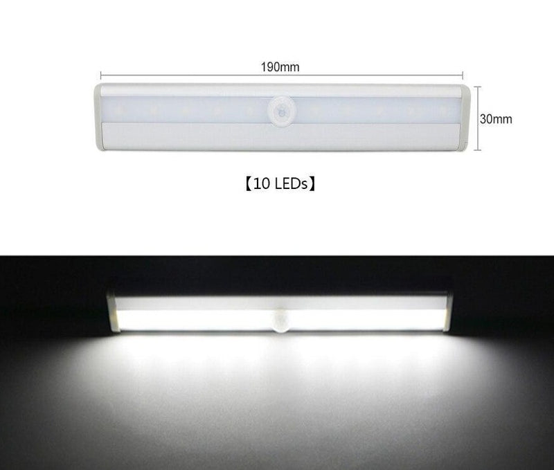 Led Inteligente com Sensor de Movimento - FQ Led CASA 04 Direct Ofertas 10 Led Branca 